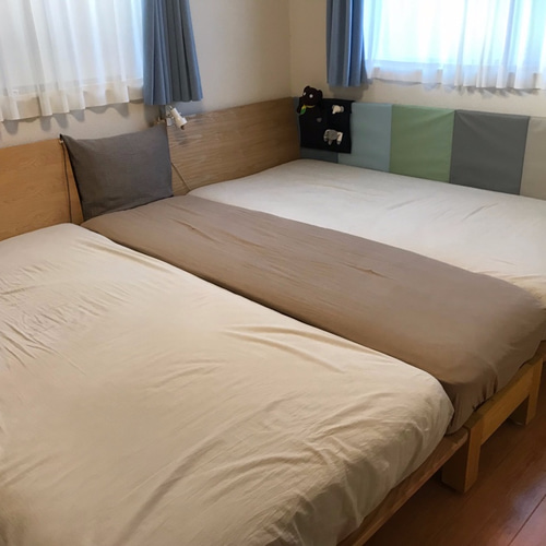 シングルベッドをダブルに変える！延長ベッド（プラスベッド