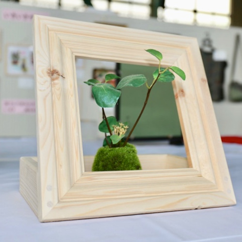額縁プランター 卓上でもOK！ 一輪挿し・花瓶・花器 木工舎 あると工房