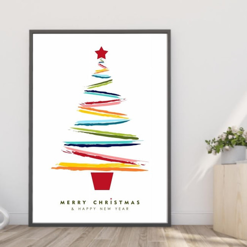 送料無料】A3・A4ポスター スカンジナビア・クリスマス・新年【星と