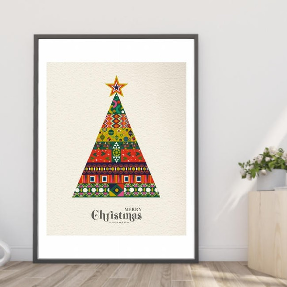 送料無料】A3・A4ポスター スカンジナビア・クリスマス・新年【賑やか