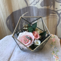 激安直営店 リングピロー ハンドメイド ステンドグラス プリザーブド その他