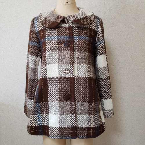 dazzlin ミドルコクーンツイードコート　美品　チェック柄 dazzlin（ダズリン）の「ミドルコクーンコート（その他アウター