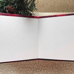 クリスマスツリーセーター手作りカードクリスマスカード手作りクリスマスカード赤 3枚目の画像