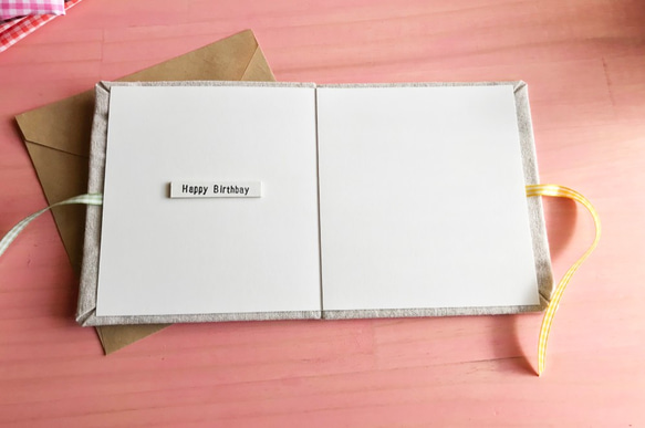 一根小蠟燭的祝福  | 手工卡片 /生日卡  | handmade / Birthday card | 第3張的照片