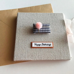 一個小禮物的祝福|手工卡片|生日卡|Handmade Birthday card/格子 第2張的照片