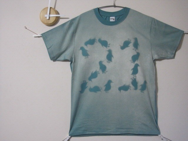 1点 　ペンギンの【21】　南極/エメラルド/水かき/レトロ/氷/アイス/グリーン/海洋/皇帝