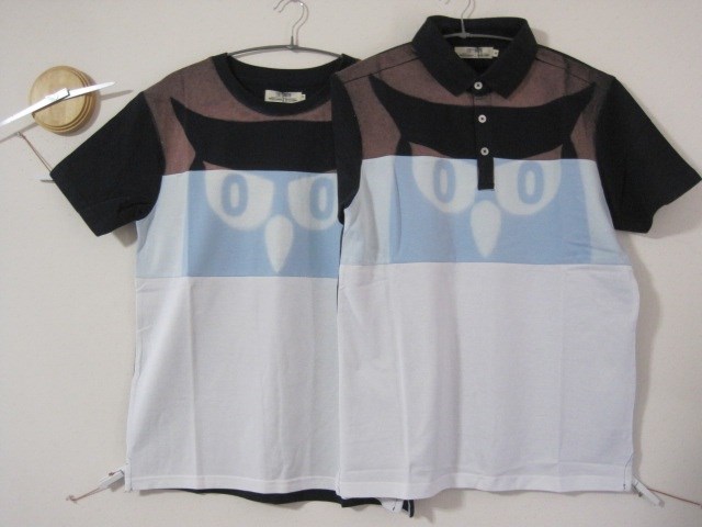 【00】シュール　フクロウ【2枚ペアセット】ナンバー【00】　ファミリー/子供/キュート/フクロウ/縁起物