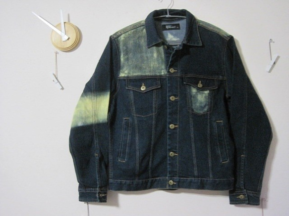 RRL(ダブルアールエル) 加工デニムジャケット インディゴ サイズ