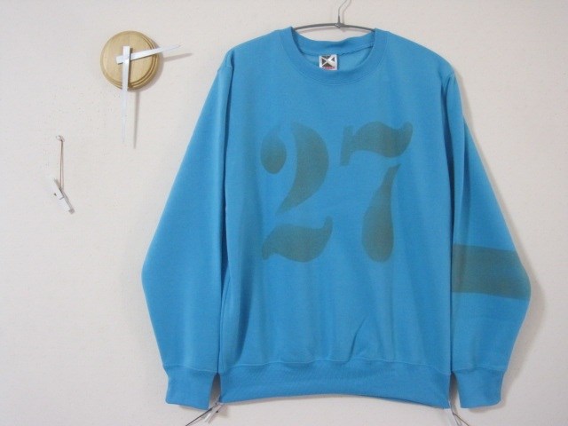1点物　ライトポリトレーナー　掠れナンバー【27】　　部屋着／ビビット／パステル／軽い／柔／パジャマ／ジャージ