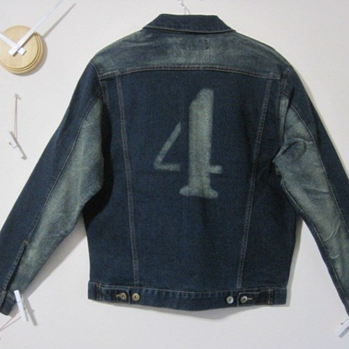 デニムジャケット　ブリーチ加工 デニムジャケット メンズ ヴィンテージ加工 Gジャン ダメージ