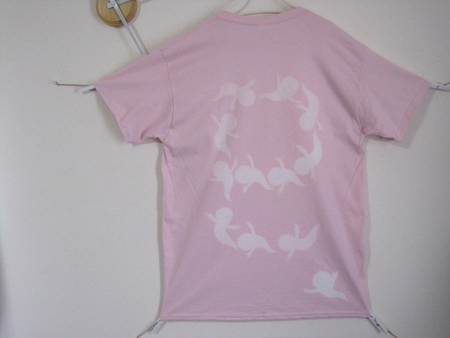 1点物　おばきゅー　ライトピンク　　恐／モンスター／  ハロウィン／ドクロ／骸骨／怪物／幽霊／ダンス／踊り／ユニーク／夜