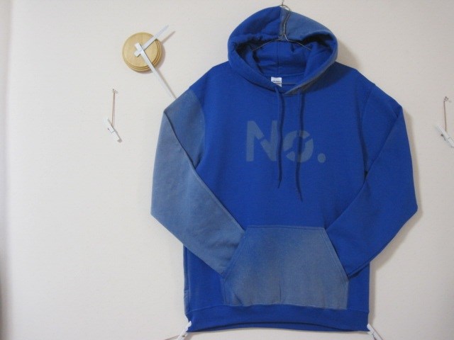 1点【極み】クレージーツートン　【No.】　空/ユニセックス/起毛/ワンピース/子供／暖／ホット／フード／ビンテージ