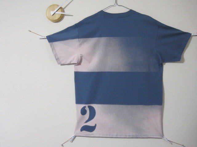 １点　ざっくりボーダ ー2    インディゴ/カワイイ/サクラ/エメラルド/ビビット/鮮やか/ロリータ/デニム/かわいい