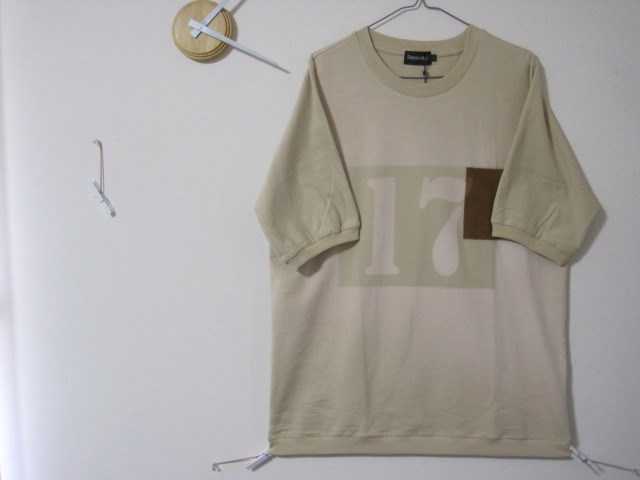 1点　上品なゼッケンポケット17　ポケＴ/オールイン/ワンピ/パステル/ベージュ/ミルク/エモい/エレガント 4,745円