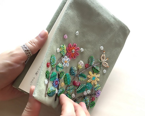 ayumi④ブックカバー、ポーチ ayumi④ブックカバー、ポーチ PD]☆Tildaで作る「ファスナー