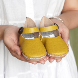 製作你自己的第一雙鞋，嬰兒鞋，手工套件，工藝品，嬰兒禮物，日本製造（鴨子）[5-18 天內發貨] 第1張的照片