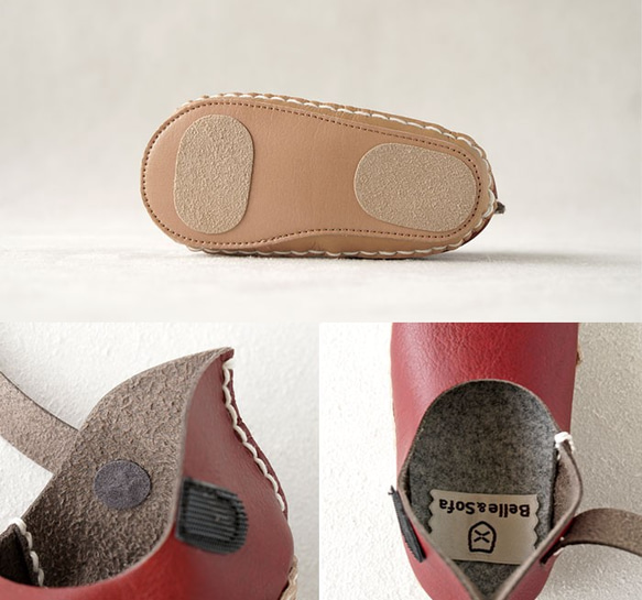 自分で作るファーストシューズ ベビーシューズ 手作りキット 工作 出産祝い 日本製 (DUCKS)【5～18日以内発送】 3枚目の画像