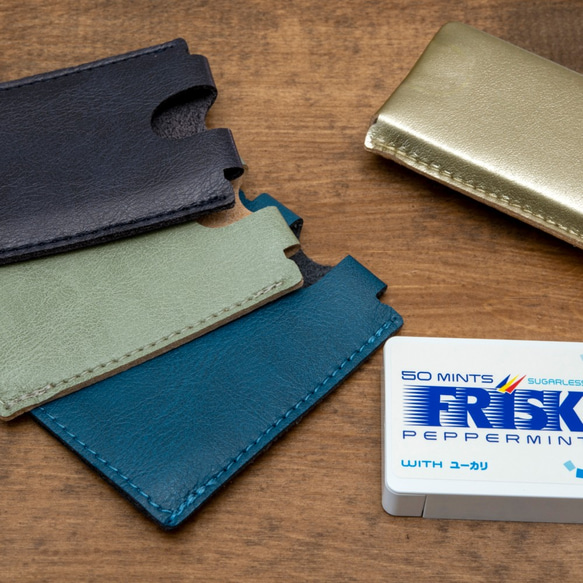 ミントタブレットをオシャレに持ち歩く♪  フリスクケース (FRISK) 日本製 国産素材 【5日以内発送】 2枚目の画像