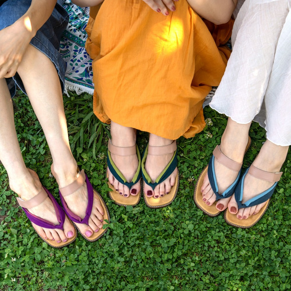 【極美品】JUNYA WATANABE MAN 和柄トングサンダル 洋装にも和装にも！和風トングサンダル (HANAO) 靴 日本製【納期5日