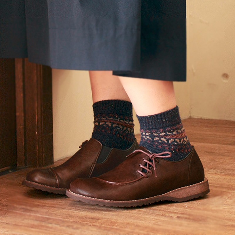 包み込むようなフィット感♪Jモカスリッポン (LEAFL) 日本製 国産素材【納期5～14日以内発送】