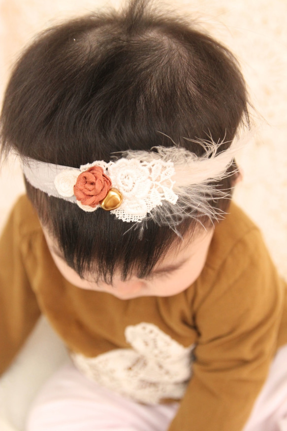 嬰兒頭帶 寶寶頭帶 嬰兒頭飾 初生頭帶 Baby Headband Newborn Headband 頭飾 彌月禮物 第1張的照片