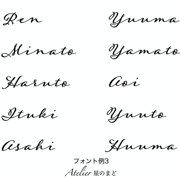 命名書☆オーダー☆おしゃれな誕生月・季節花の命名紙☆「ポインセチア」 A4サイズ＆葉書サイズのお得なセット♪ 8枚目の画像