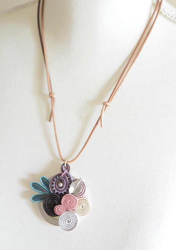 再販＊＊ソウタシエとルーペのペンダント(シルバー） 1枚目の画像