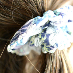 初夏のミニシュシュ （ビーズの縁取りでちょっと贅沢）【送料無料】 5枚目の画像