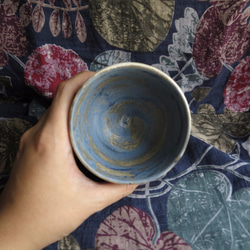 手工陶器／詭祕藍杯子 第2張的照片