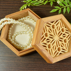 アウトレット　組子の小箱　屋久杉　【八重桜】 7枚目の画像