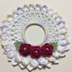 幸せな髪飾りハンドメイド☆薔薇が大好きな方へ☆繊細なアンティーク