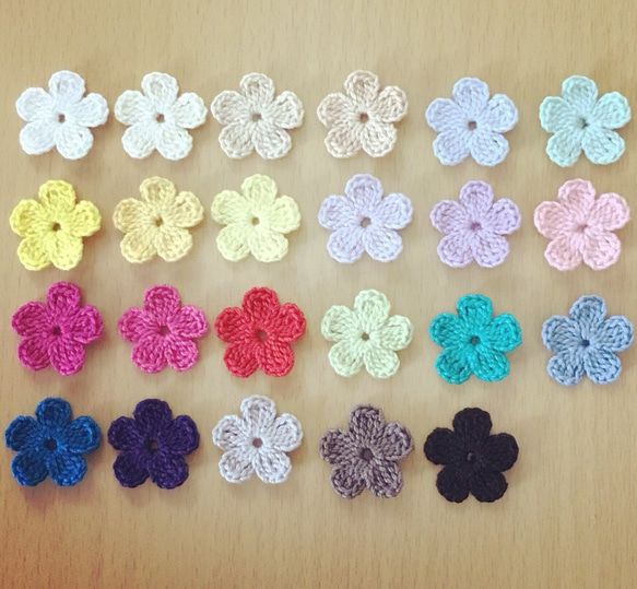 モチーフ編み お花モチーフ かぎ針編み】＊ふち編み＊六角形のお花モチーフ＊ - YouTube