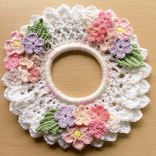 イベントお知らせ☆ハンドメイド☆レース編みシュシュヘアゴム イベントお知らせ☆ハンドメイド☆レース編みシュシュヘアゴム