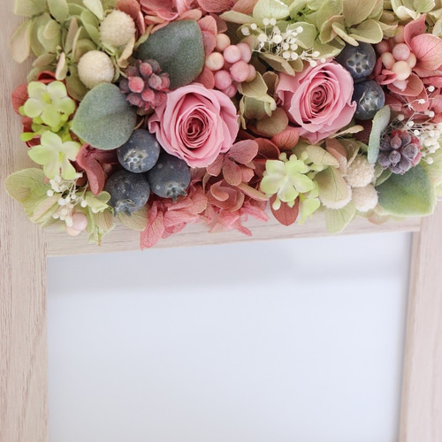 フォトフレームフラワー（アンティークピンク）✾母の日 プレゼント