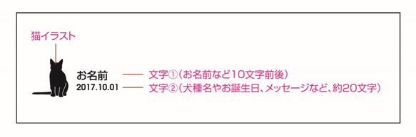 猫ちゃんのお名前入りフォトフレーム＊お名前入り＊ 5枚目の画像