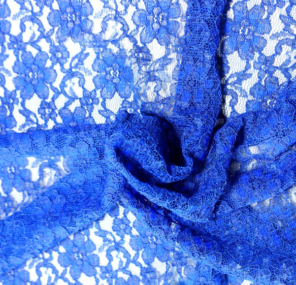 [☆可選擇的襯裡☆]＃186 [明亮的海軍藍]三維立體蕾絲花邊面具☆ 第2張的照片