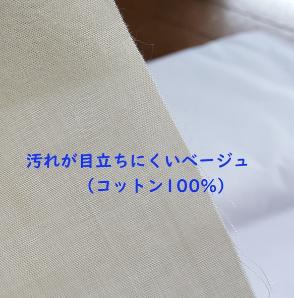 【新柄‼】【オランダ製 刺繍デニム 新柄（A/W)】＃D108【ブルー】やわらかデニムの秋冬マスク☆ 6枚目の画像