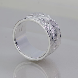 フラットリング12㎜×2㎜（シルバー）　ハワイアンジュエリー 1枚目の画像