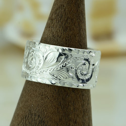 フラットリング12㎜×2㎜（シルバー）　ハワイアンジュエリー 3枚目の画像