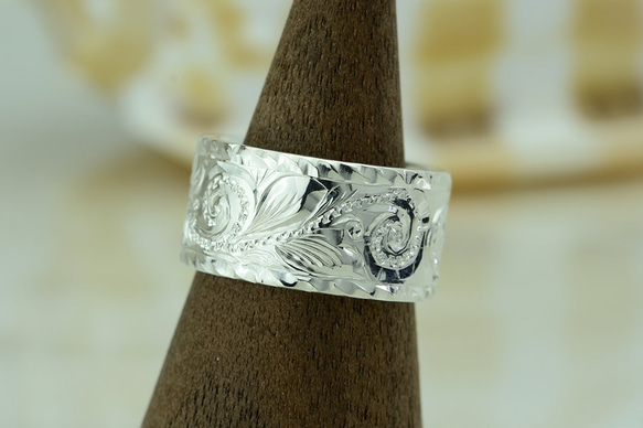 フラットリング12㎜×2㎜（シルバー）　ハワイアンジュエリー 3枚目の画像