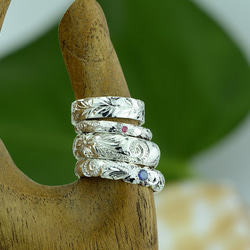 フラットリング12㎜×2㎜（シルバー）　ハワイアンジュエリー 5枚目の画像