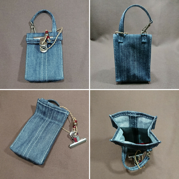 Side Pouch / マダガスカルデニム 4枚目の画像