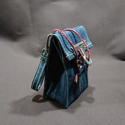 Paperbag Pouch / マダガスカルデニム 2枚目の画像