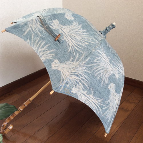 紬日傘❣️手作り