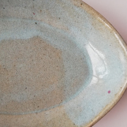 松灰釉舟形大皿 2枚目の画像