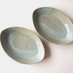 松灰釉舟形大皿 4枚目の画像