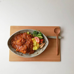 松灰釉舟形大皿 6枚目の画像