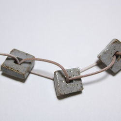 キューブパーツの２連のネックレス　２ 1枚目の画像
