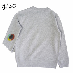 【限量】Mikio&#39;s Sweatshirt Kids Trainer 110 130 灰色 第5張的照片