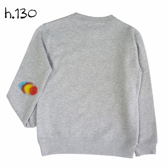【限量】Mikio&#39;s Sweatshirt Kids Trainer 110 130 灰色 第7張的照片